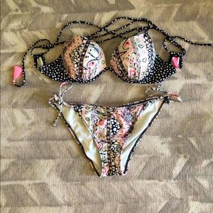 Victoria Secret Multicolored Bikini NWOT